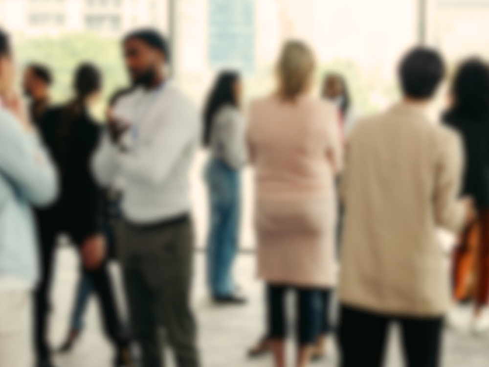 gathering of people in a profesionnal setting